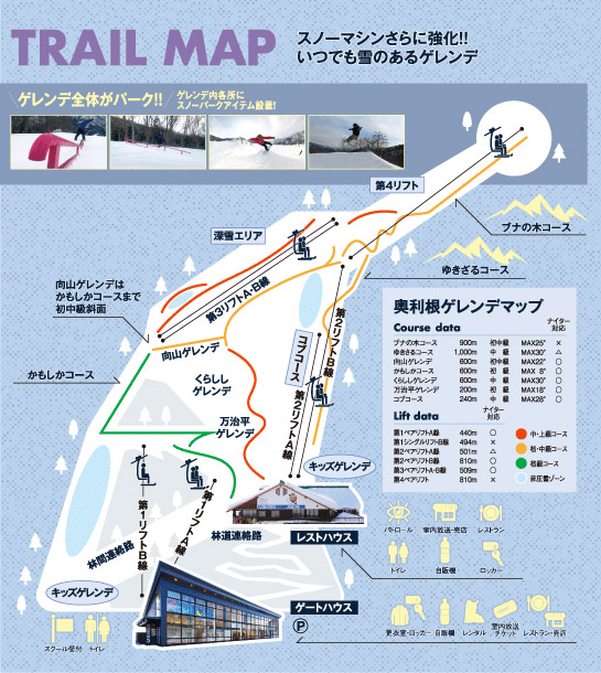 奧利根スノーパーク リフト券 - 施設利用券